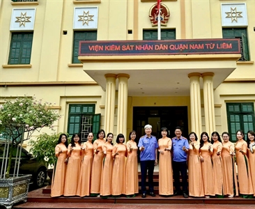 Viện KSND quận Nam Từ Liêm hưởng ứng chào mừng ngày phụ nữ Việt Nam 20/10